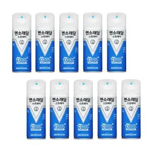 멘소래담 스프레이 10개 쿨타입 에스 180ml 타박상 통증완화 뿌리는 에어파스