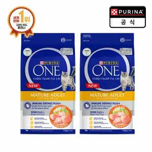퓨리나 원 캣 7세 이상 노령묘 1.4kg x 2개