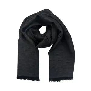 [구찌] 울 실크 스카프 165904 3G646 1100 다크그레이 투톤