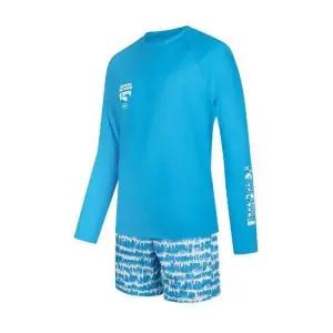 [롯데백화점]레노마 남성 라운남성 타이다이 래쉬가드 세트 아쿠아블루 RN-MS2E922-AB