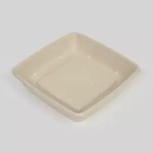 펄프 도시락 8x8 CS1000 (1칸) BOX 300개 샐러드 샌드위치