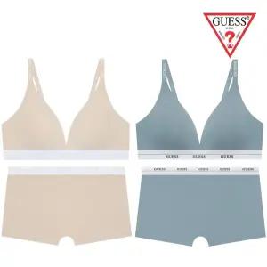 [롯데백화점]게스 [선물포장] 퓨징 딥브이 브라렛팬티세트 2종 택1 GEWBR122GEWPT122