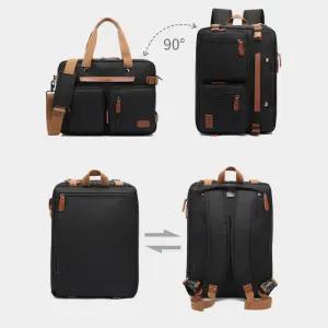 멀티포켓 17인치노트북가방 남자백팩 세컨백 데일리룩 고학년 남학생 캐쥬얼백