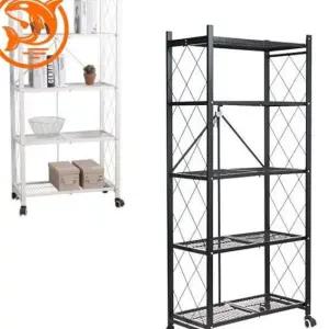 코너책장 깊은책장 서재장 이동식 5단 접이식 실용형 정리대