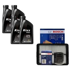 아반떼AD 1.6 가솔린 킥스 PAO A3 B4 5W30 4L 엔진오일 오일필터 에어필터 세트