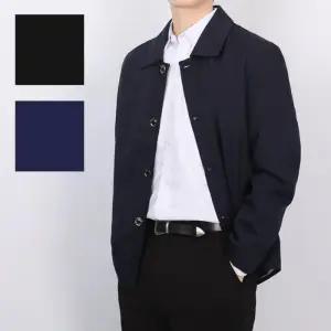 [프로셀러] 남성 트렌치 자켓 가을 점퍼 하프코트 간절기 반코트