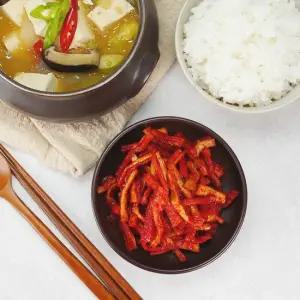 [소소락] 맛있는 밥반찬 밥도둑 무말랭이 1kg.