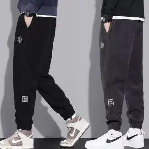 남성 기모 골덴 자수 로고 조거 팬츠 DMS-PTK-Q4274345