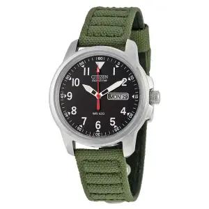 as shown C#itizen 스타일 나일롱 스트랩 Eco-Drive 180 Day-Date Men 시계 [세금포함] [정품] BM8180-03E