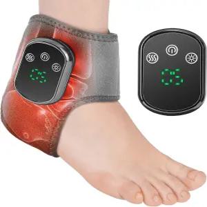 을 위한 발목 온열 패드 무선 순환 및 열이 있는 마사지기 랩