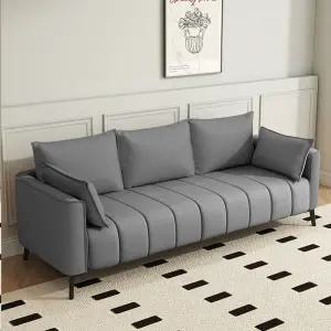 거실 미니소파 등받이 옷가게 휴게실 3인용 쇼파 가죽 2인용