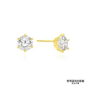 [10만원 SALE] 24K 솔리테어 귀걸이+ (방송) 로마뱅글팔찌