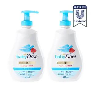 도브 베이비 워시 리치모이스처 400ml 2개