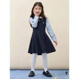 [BEANPOLE KIDS] 신학기 스쿨룩 피케 원피스  네이비 (BI6171G03R)