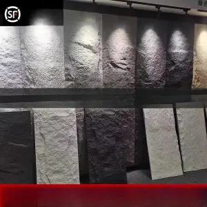 프린팅 PU 스톤 벽돌 외벽 인테리어 대형 벽면 장식 접착식 패널 외벽마감 실내인테리어