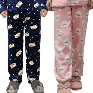 수면바지 밍크기모 극세사 겨울 잠옷바지 남자 여자 홈웨어 보온 수면잠옷 22종류