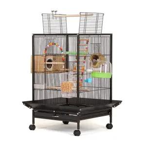 이동식 새장 케이지 조류 사육장 새집 잉꼬 이동장 아크릴 앵무새집