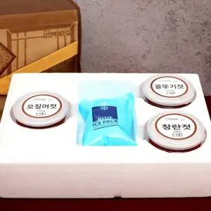 HACCP인증  젓갈 3종세트 오징어젓400g+꼴뚜기젓400g+창난젓400g)
