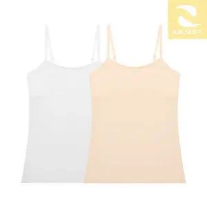 [수아팜] [3컬러 구성] 주니어 에어 소프트 런닝브라 끈나시형 2매 세트