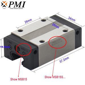 미라식 대만 PMI MSB15S 리니어 가이드웨이 캐리지 블록 슬라이더