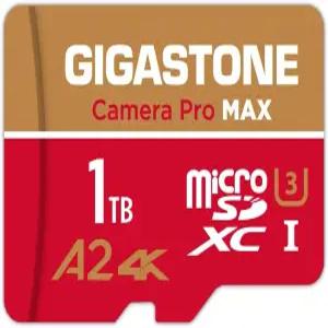 5년 데이터 복구 GIGASTONE 1TB 마이크로 SD 카드 4K 카메라 프로 MAX GoPro DJI 드론 RW 최대