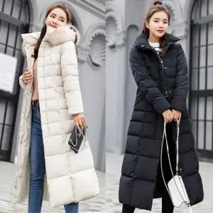 털모자롱패딩 여자롱패딩 패딩 3컬러 데일리패딩 여성 슬림롱패딩 롱패딩 롱