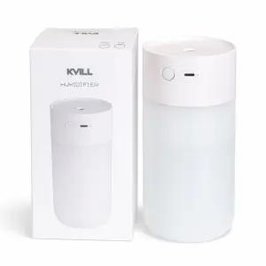 케이빌 USB 미니 가습기 400ml (6시간/12시간 자동전원차단, 무드등, 통세척) 사무실 탁상용 차량용