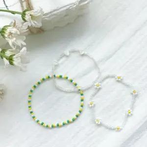 대용량 DIY 비즈 팔찌 만들기 키트 세트 3개/구슬/악세서리/악세사리/공예/꿰기/목걸이/재료/부자재/아트