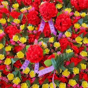 카네이션 조화 (200개)-A형 옷핀포함 단체 행사