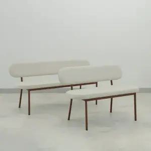 에브리데이 등받이 벤치 편한 기능성 PU 가죽 카페 인테리어 식탁의자