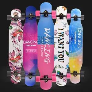 46인치 양면 댄싱보드 롱보드 스케이트보드 대형 픽유아 11번가