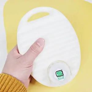 유단포 극세사 주머니 화이트 0.6리터 물주머니 휴대용 (KYR-WFG9XK6)