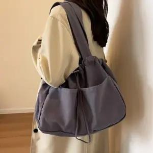 여성 포켓 조임 빅사이즈 숄더백 가방 보부상 캔버스 패브릭 기저귀 백