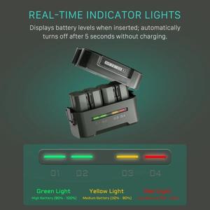 호환 tilta NP-FZ100  DMW-BLK22  LP-E6  배터리용 틸타 휴대용 충전 스테이션 (4채널)