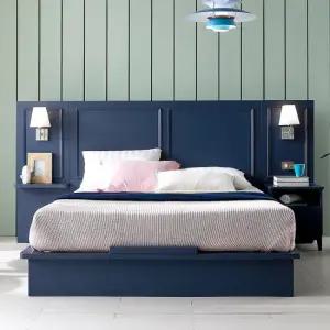 베디스 라비앙로즈 호텔식 침대프레임 Q 멀티패널 1EA + 샤론 매트리스 포함