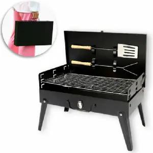 ( )간편 가방형 접이식 그릴 바베큐 캠핑 화로대 이동식