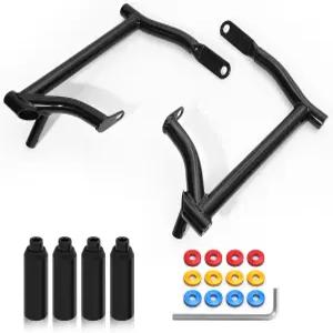 할리 데이비슨 투어링 로드 글라이드 스트리트 킹 일렉트라 2014-2025 블랙과 호환되는 AEEAST 새들백 가드