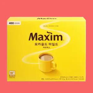 무료배송 맥심 모카골드 마일드 400T 커피믹스 대용량