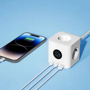 LCD 고용량 67W 큐브형 멀티탭 MT16