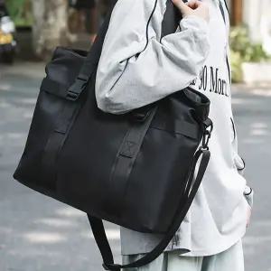 남성 캐주얼 숄더백 대형 학생 가방 패브릭 출근가방