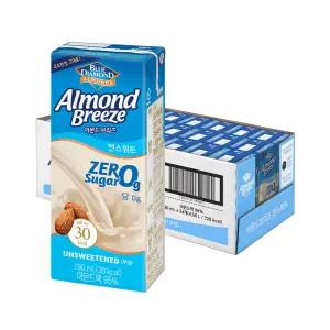 매일유업 아몬드브리즈 언스위트 무가당 다이어트 아몬드 두유 190ml 24개