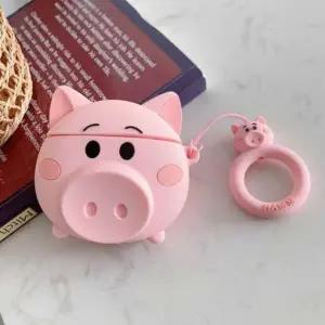 귀여운 핑크 돼지 캐릭터 에어팟 1-2세대 케이스 (WFI219K)