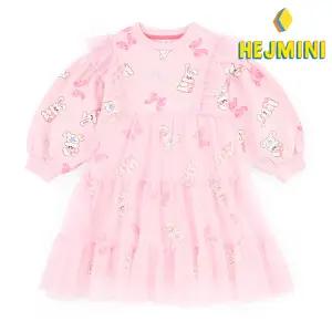 [헤이미니] 깜찍리본버니프릴샤원피스