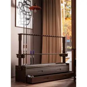 원목 낚시대 거치대 우드 진열 선반 낚시대거치대 릴