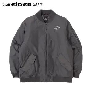 아이더세이프티 JK-F2303 소매,밑단,카라 시보리 보머 패딩 자켓 차콜