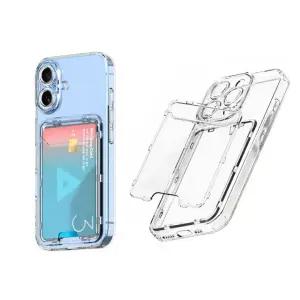 카드 포켓 슬롯 젤 하드 카메라 보호 케이스 투명 젤리 갤럭시 S25 엣지 S24 울트라 S23 FE 플러스 S22