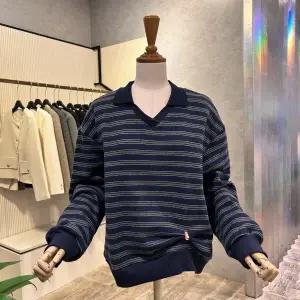 [대구백화점] [ab.f.z]스트라이프 기모 카라 배색 티셔츠(AOA1HK361)