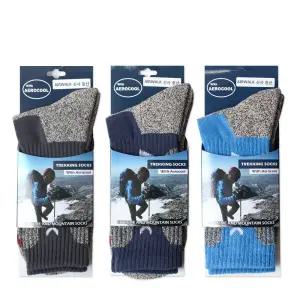 에어워크 남성 에어로쿨 등산 중목 양말 1족