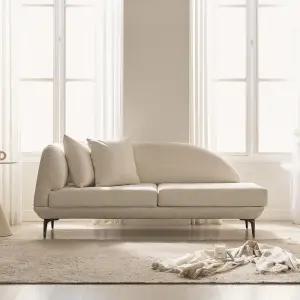 로니 슬림 3인 패브릭 소파