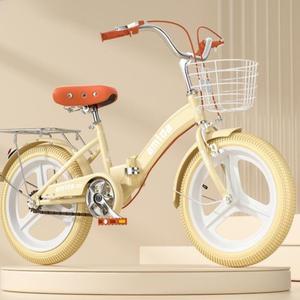 샤크팡 접이식 자전거 초등 1622인치자전거 바구니자전거 중등 주니어